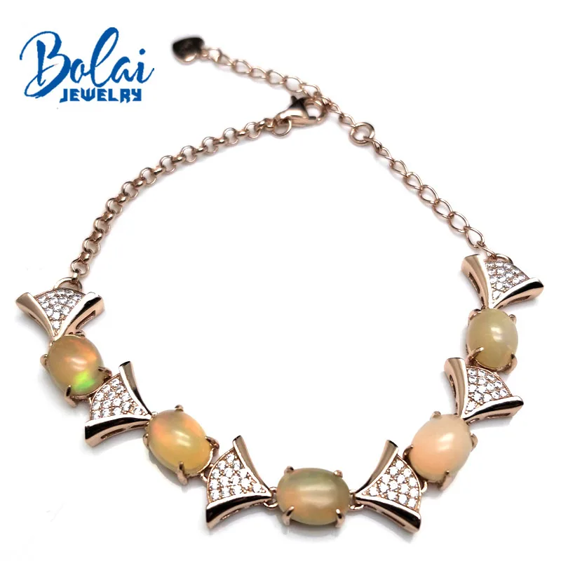 Bolaijewelry,Natural multicolotr opal gemstone Bracelet 925 sterling silver fine jewelry women daily wear party best gift box
Bolaijewelry,Natural multicolotr opal gemstone Bracelet 925 sterling silver fine jewelry women daily wear party best gift box