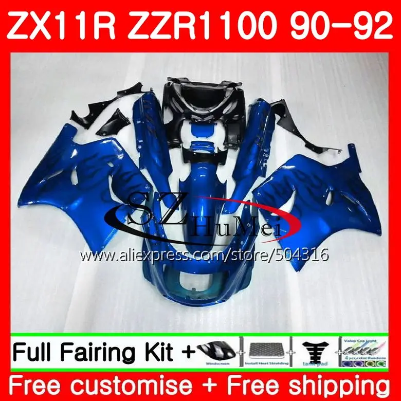 Body For KAWASAKI NINJA ZZR1100 ZX11R ZX-11R ZZR 1100 5SH.15 Blue black ZX11 ZX11R 90 91 92 ZX 11R 1990 1991 1992 Fairings Kit
Body For KAWASAKI NINJA ZZR1100 ZX11R ZX-11R ZZR 1100 5SH.15 Blue black ZX11 ZX11R 90 91 92 ZX 11R 1990 1991 1992 Fairings Kit