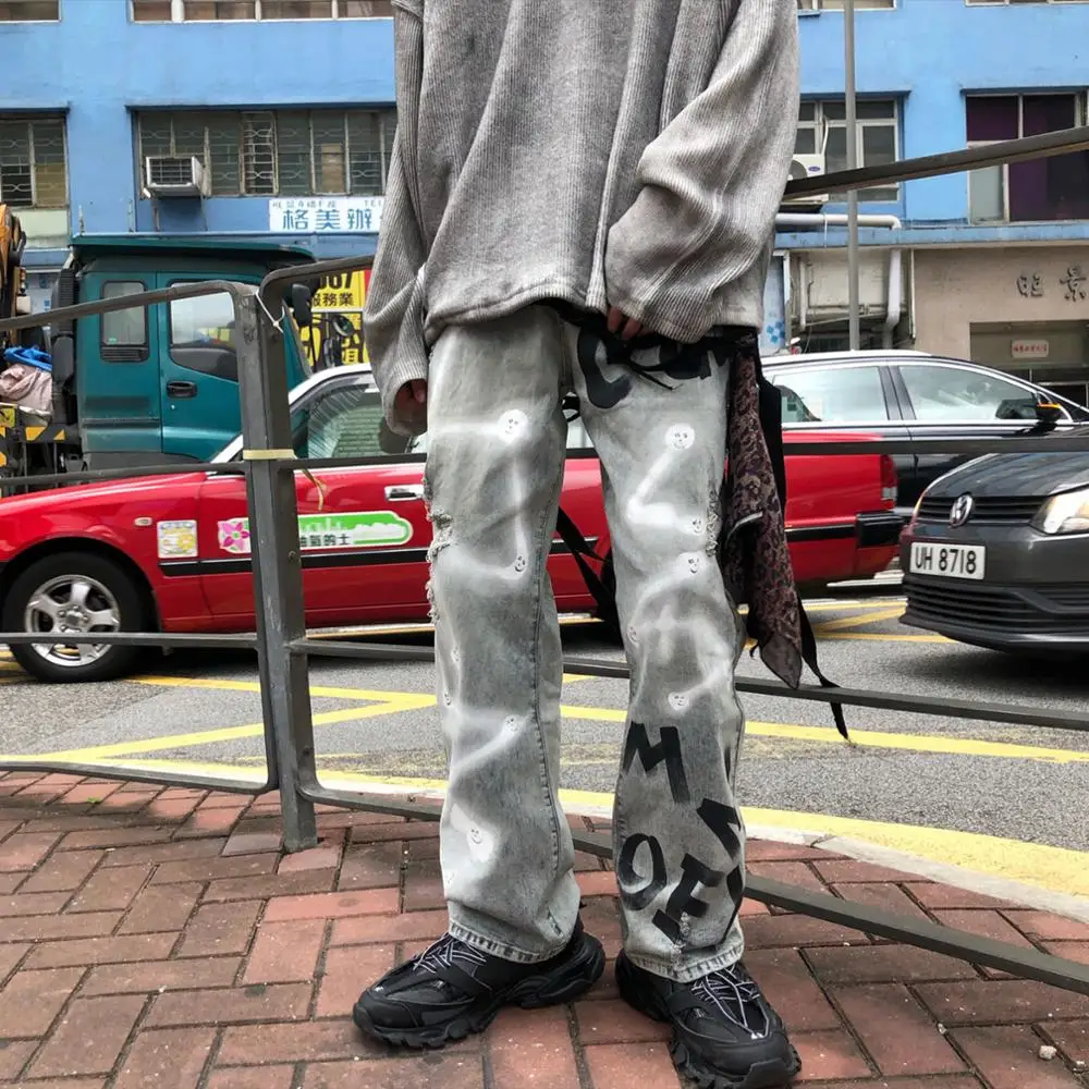 S-XL! Мужские рваные джинсовые брюки Elf, прямые штаны с принтом ручной работы, 2019
S-XL! Мужские рваные джинсовые брюки Elf, прямые штаны с принтом ручной работы, 2019