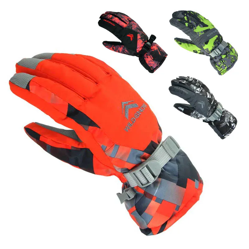 WILD SNOW Ski Gloves Winter Outdoor Waterproof Windproof Breathable Upset Keep Warm Gloves Men's Snowmobile Snowboard Ski gloves
WILD SNOW Ski Gloves Winter Outdoor Waterproof Windproof Breathable Upset Keep Warm Gloves Men's Snowmobile Snowboard Ski gloves