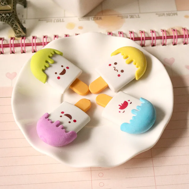 1Pcs 2018 Cartoon Face Ice Cream Novelty Eraser Rubber Escolar Papelaria School Student Prizes Gift Stationery E0541
1Pcs 2018 Cartoon Face Ice Cream Novelty Eraser Rubber Escolar Papelaria School Student Prizes Gift Stationery E0541