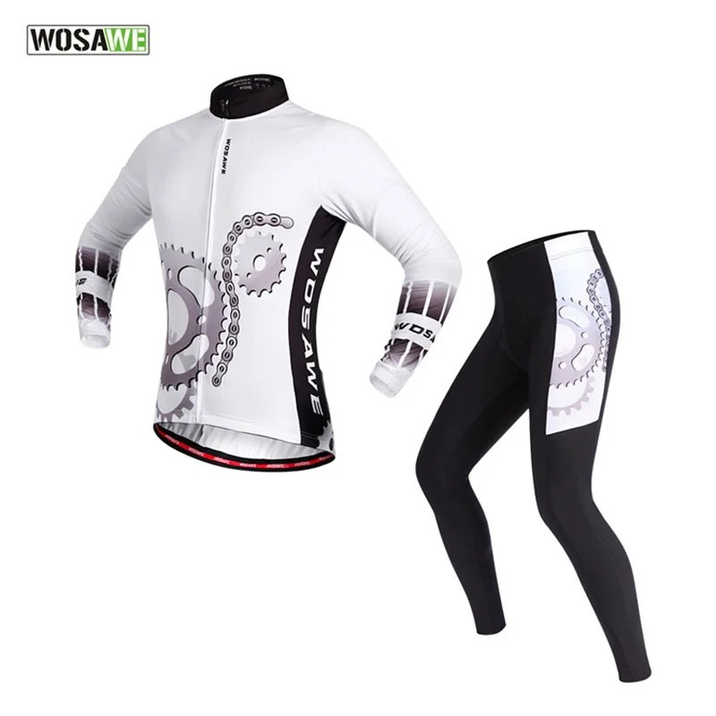 WOSAWE Men&Women Long Sleeve Cycling Jersey Sets/Bike Jersey/Breathable 4D GEL Padded Bicycle MTB Tights Sportswear Clothings
WOSAWE Men&Women Long Sleeve Cycling Jersey Sets/Bike Jersey/Breathable 4D GEL Padded Bicycle MTB Tights Sportswear Clothings