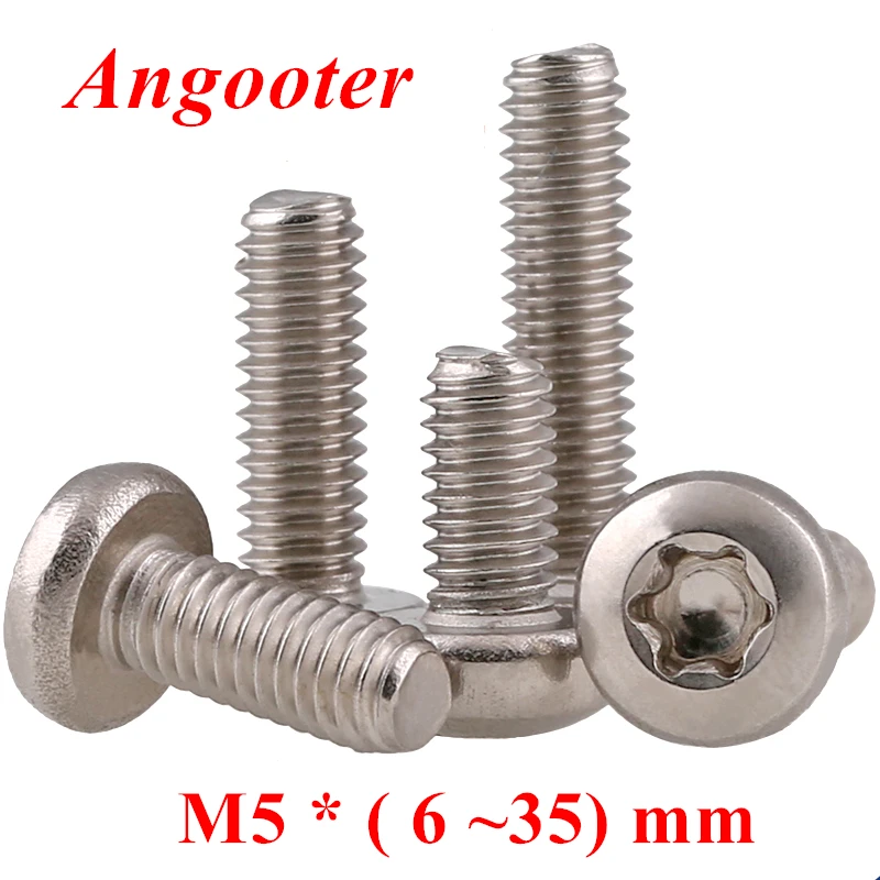 Torx pan round head Screw M5 GB2672 Six lobe 304 stainless steel pan head torx machine security screw Anti-theft screws
Torx pan round head Screw M5 GB2672 Six lobe 304 stainless steel pan head torx machine security screw Anti-theft screws