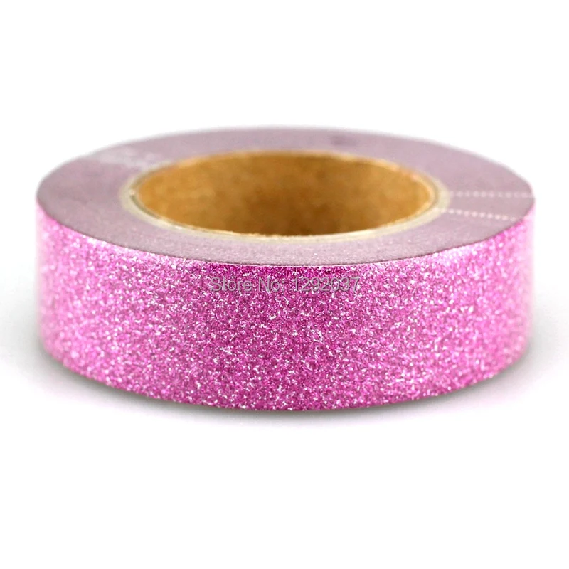 1PCS 15mm*10m Dark Pink Glitter Tape Decorative Washi Tape Paper DIY Scrapbooking Adhesive Tapes for Photo Album Stationery
1PCS 15mm*10m Dark Pink Glitter Tape Decorative Washi Tape Paper DIY Scrapbooking Adhesive Tapes for Photo Album Stationery