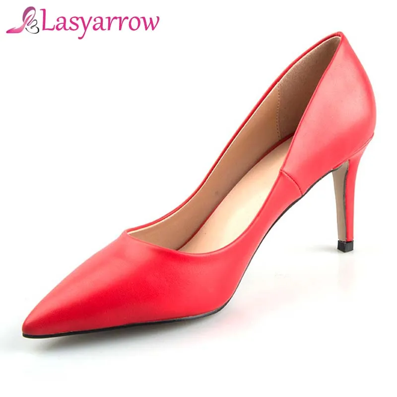 Lasyarrow Women High Heel Shoes Concise Pumps Ladies Sexy Pointed Toe Wedding Shoes Red Heels Pumps Office Dress Shoes Shallow
Lasyarrow Women High Heel Shoes Concise Pumps Ladies Sexy Pointed Toe Wedding Shoes Red Heels Pumps Office Dress Shoes Shallow