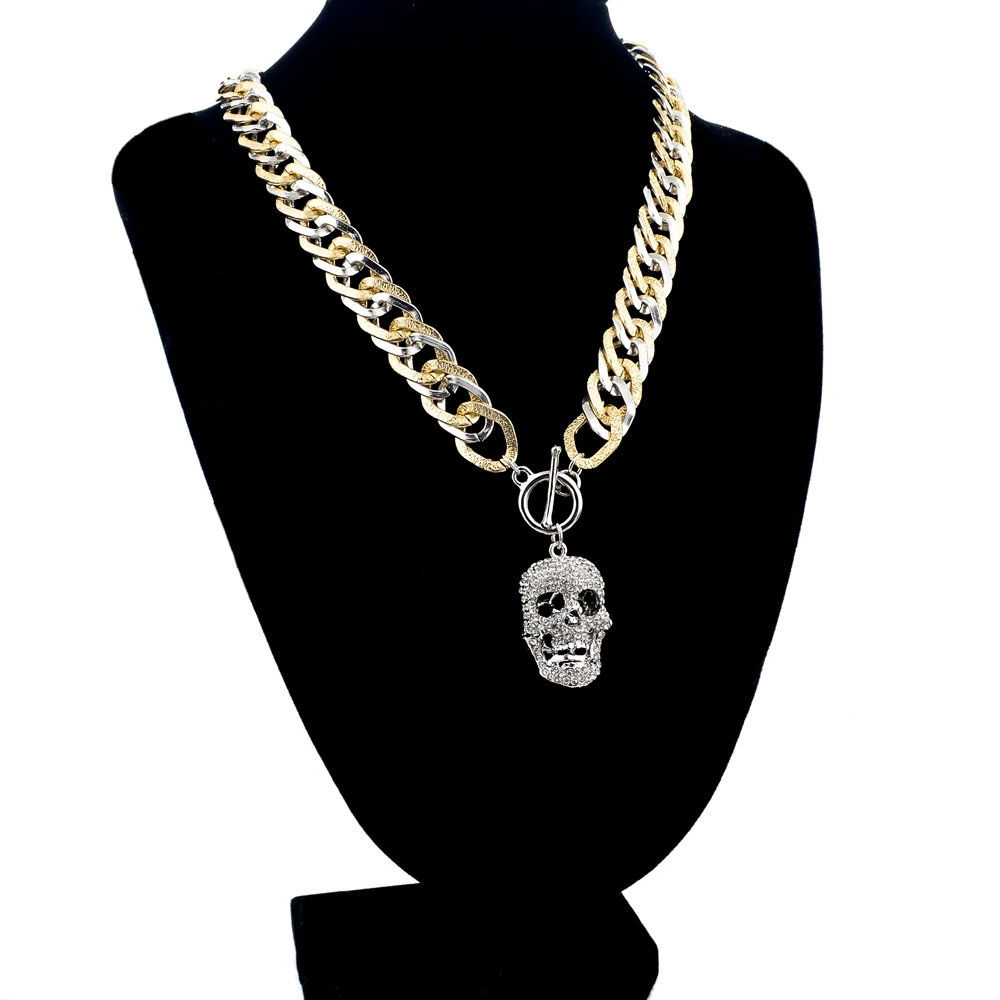 ATTRACTTO Vintage Long Gold Chain Necklace Women Crystal Skull Necklaces Pendants Fashion Jewlery Collares Necklace SNE150784
ATTRACTTO Vintage Long Gold Chain Necklace Women Crystal Skull Necklaces Pendants Fashion Jewlery Collares Necklace SNE150784