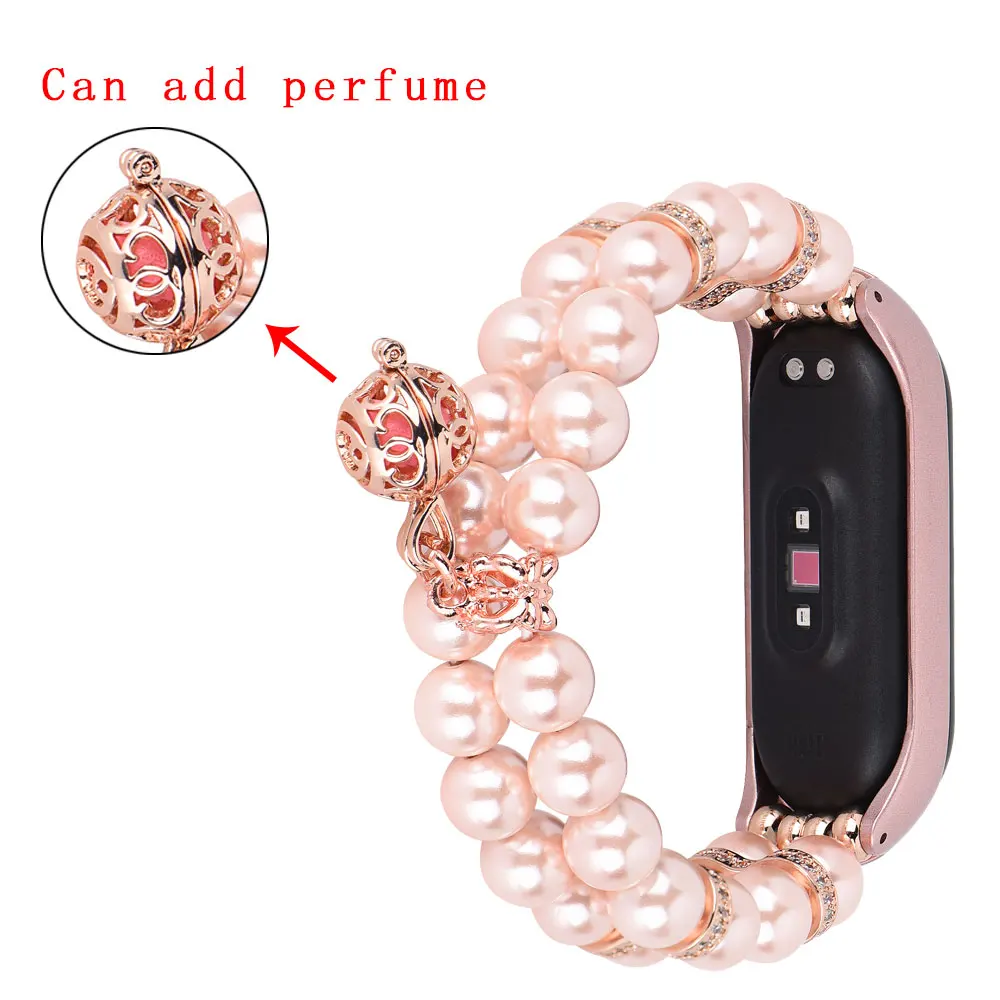 Women's Handmade Beaded Pearl Elastic Watch Strap with Hollow-Out Case For Xiaomi Mi Band 5/4/3 Replaceable Fashion Bracelet
Women's Handmade Beaded Pearl Elastic Watch Strap with Hollow-Out Case For Xiaomi Mi Band 5/4/3 Replaceable Fashion Bracelet