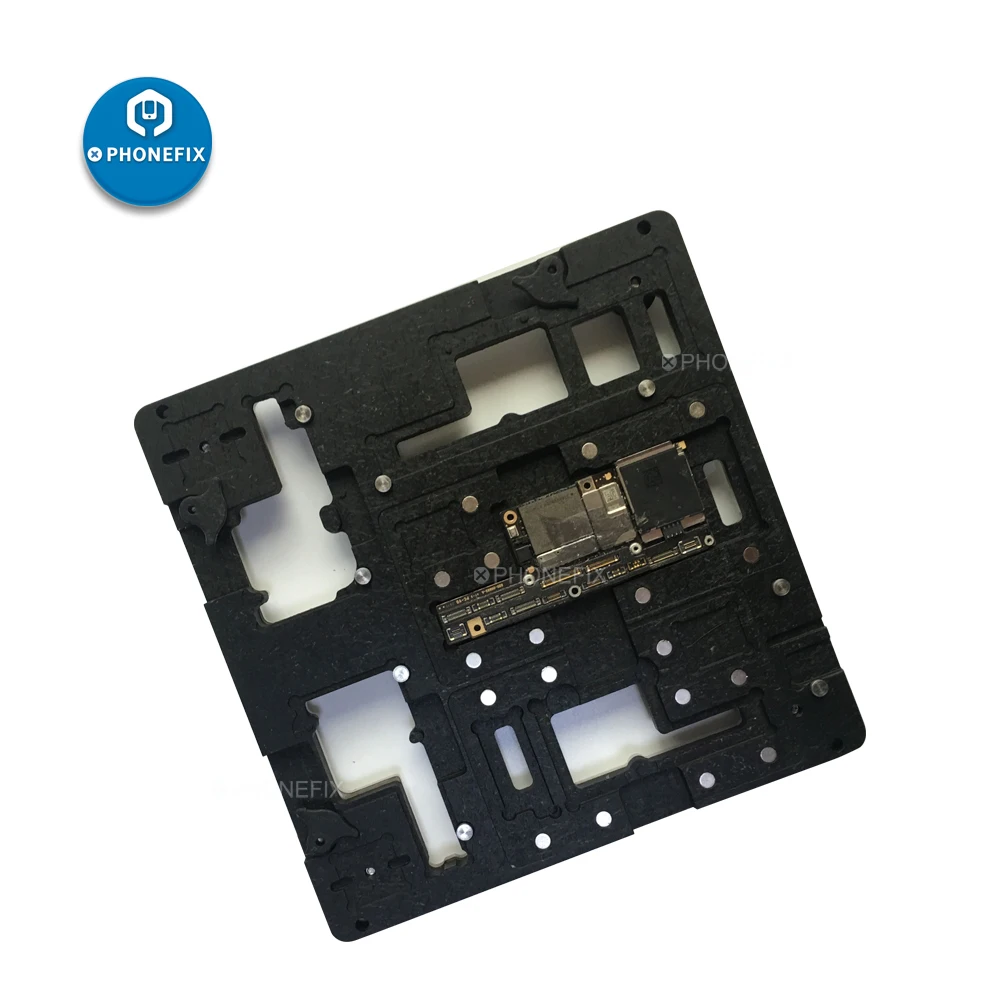PCB Fixture Holder With BGA Reballing Stencil Kit for iPhone X XS XS MAX Motherboard Clamp Fixture Soldering Repair Tools
PCB Fixture Holder With BGA Reballing Stencil Kit for iPhone X XS XS MAX Motherboard Clamp Fixture Soldering Repair Tools