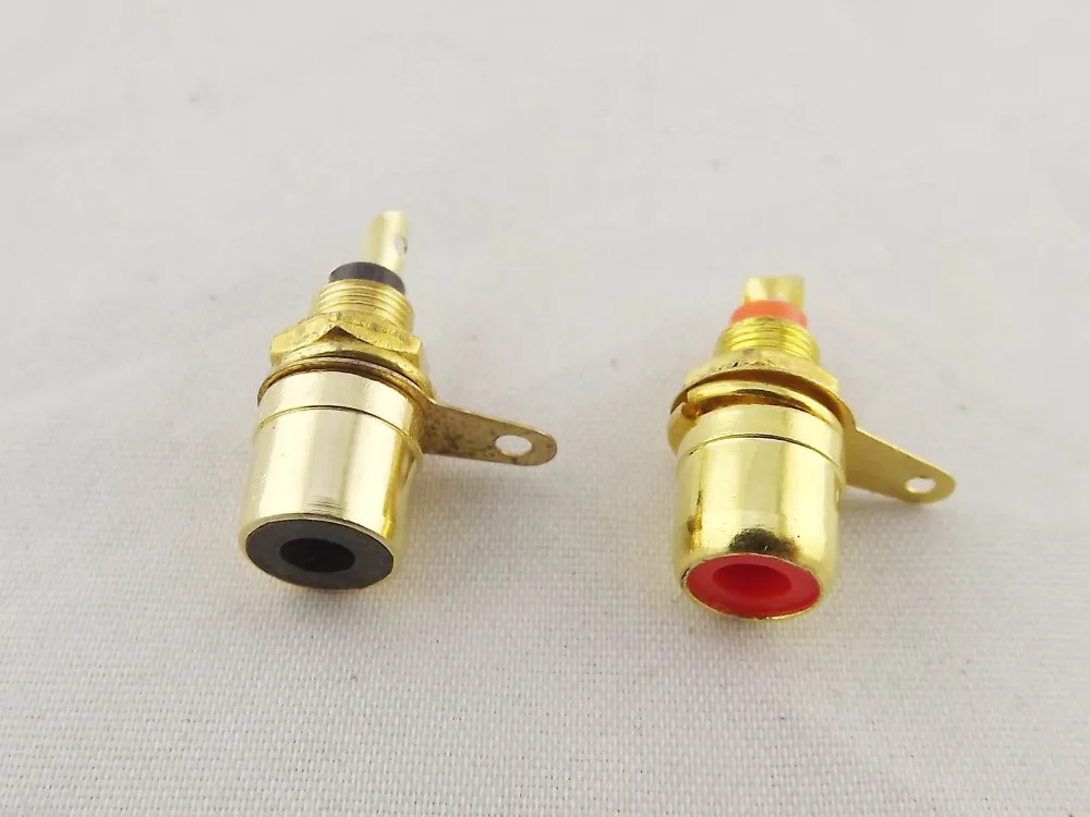3 пары золотых RCA Phono женских Шасси Панель крепление гнездо металлический разъем Черный Красный
3 пары золотых RCA Phono женских Шасси Панель крепление гнездо металлический разъем Черный Красный