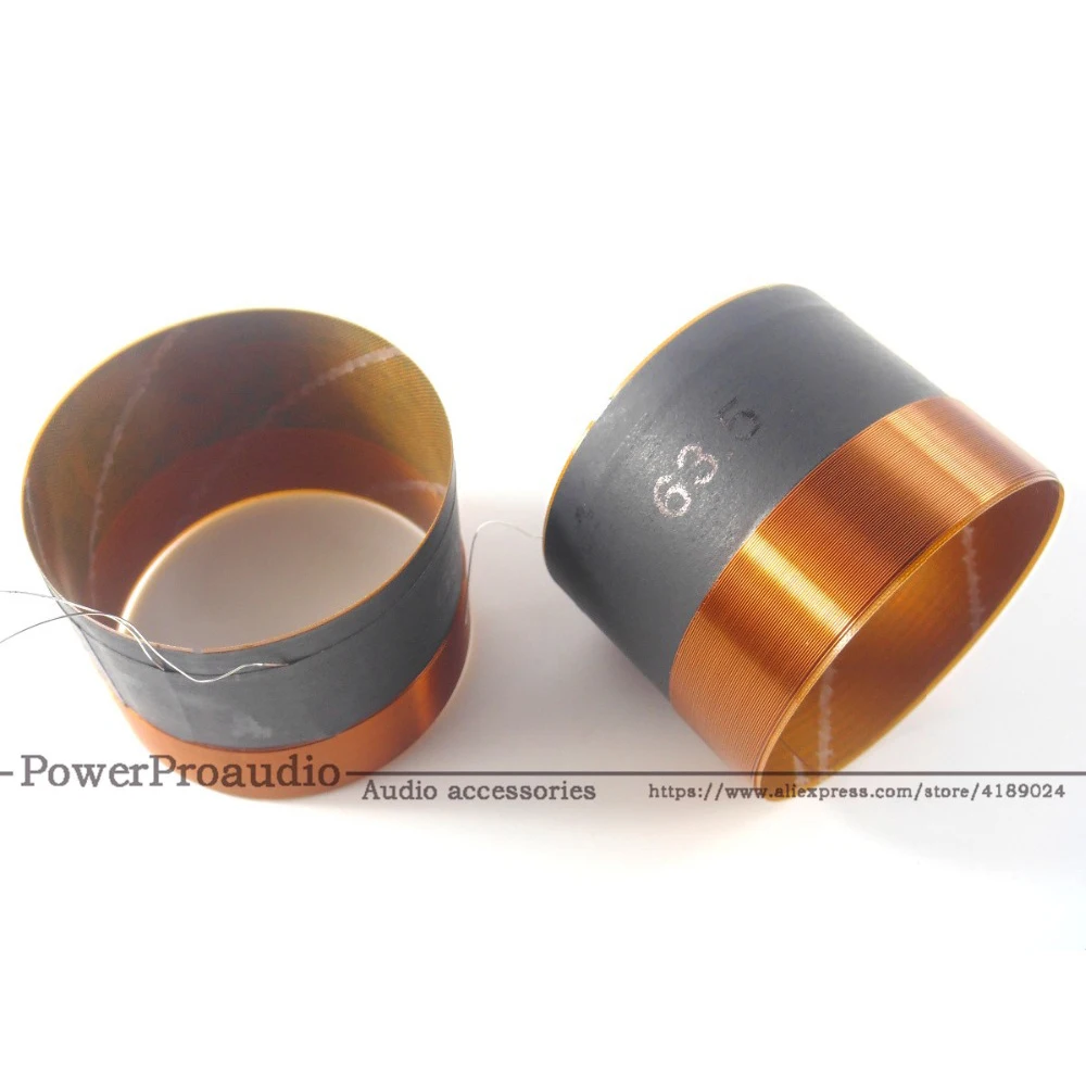 2pcs 63.5 Core Bass Voice Coil 63.5mm Subwoofer 8OHM Speaker Accessories DIY 2 Layers
2pcs 63.5 Core Bass Voice Coil 63.5mm Subwoofer 8OHM Speaker Accessories DIY 2 Layers