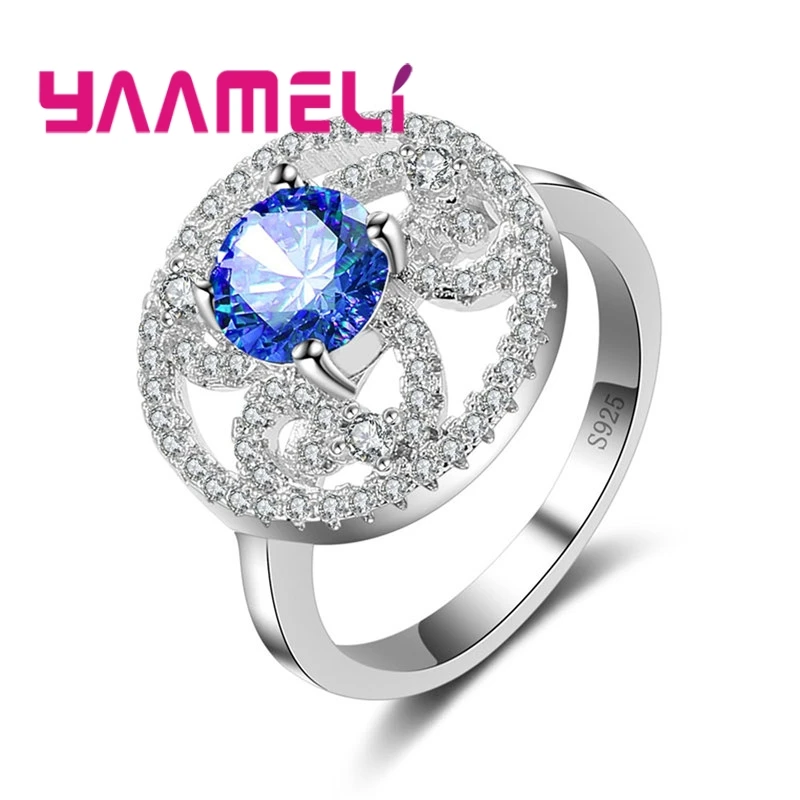 Wholesale High Quality Cubic Zirconia Crystal Round Finger Rings For Women Ladies New 925 Sterling Silver Jewelry Gift
Wholesale High Quality Cubic Zirconia Crystal Round Finger Rings For Women Ladies New 925 Sterling Silver Jewelry Gift