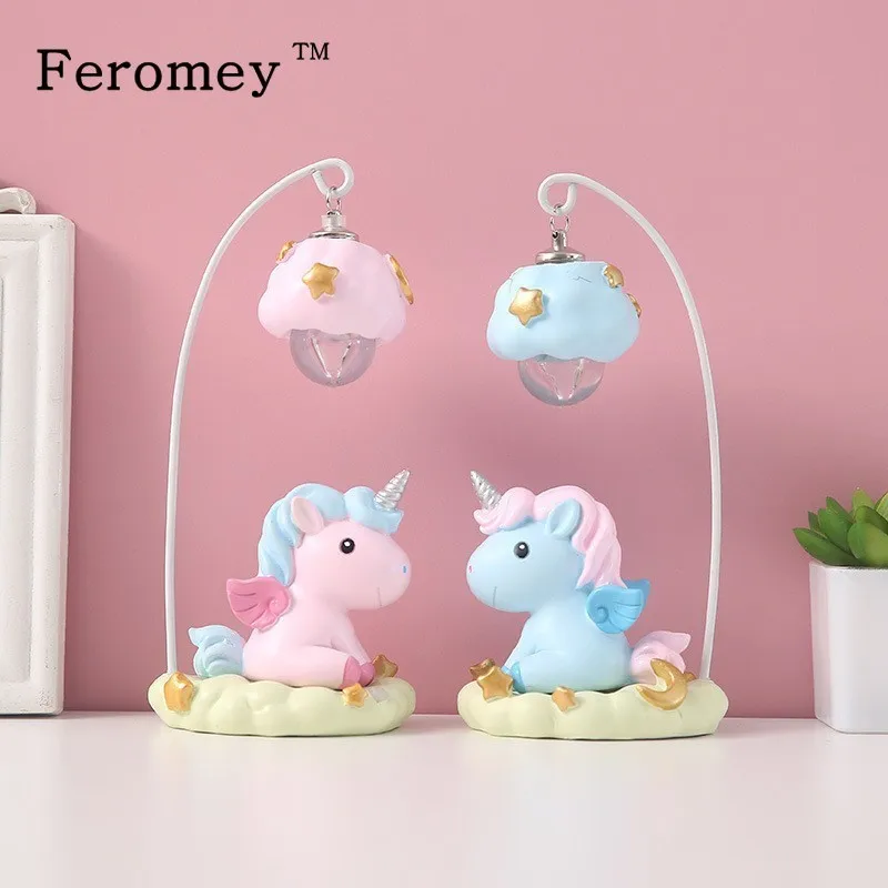 Kawaii Unicorn Action Figure Dolls Resin Unicorn Led Night Lamp Toys Cartoon Unicorn Model Figures Children Kids Gift
Kawaii Unicorn Action Figure Dolls Resin Unicorn Led Night Lamp Toys Cartoon Unicorn Model Figures Children Kids Gift