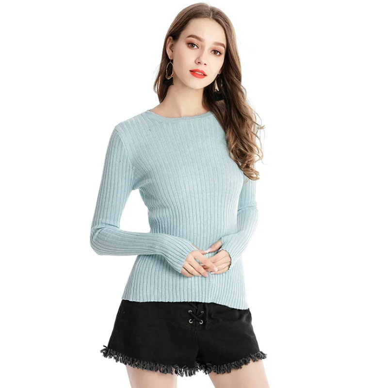 2019 New XL ladies Sweater Knit Pullover Knitted Solid Color Leisure Loose O-neck Korean Woman's Fashion Thin Soft Sweaters top
2019 New XL ladies Sweater Knit Pullover Knitted Solid Color Leisure Loose O-neck Korean Woman's Fashion Thin Soft Sweaters top