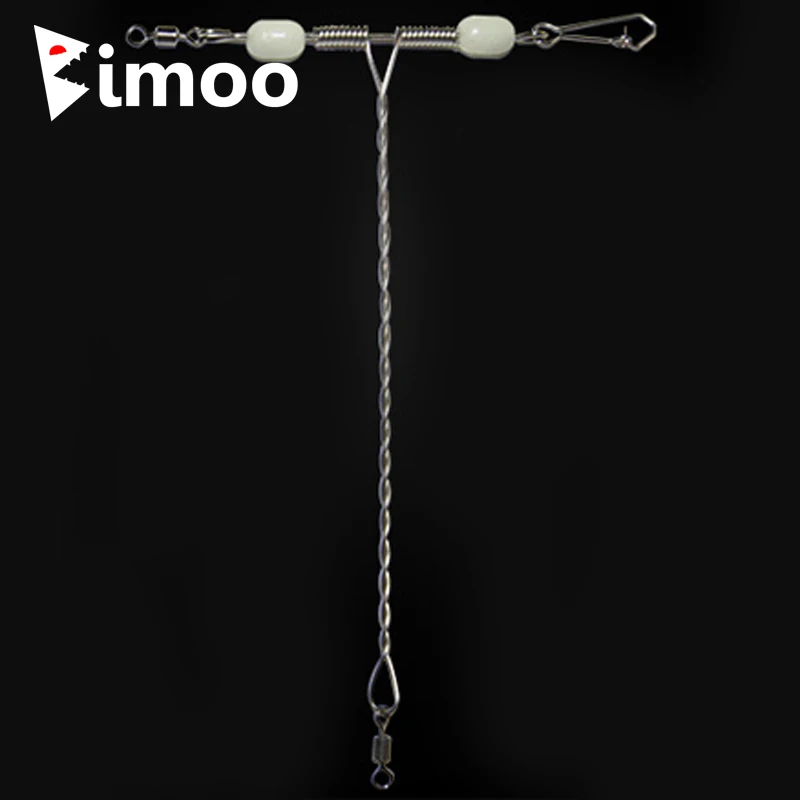 50pcs Stainless Wire Arms with Luminous Beads /Swivel /Snap T Shape Fish Rig Branch Balance Size 12cm Fishing Tackle Accessories
50pcs Stainless Wire Arms with Luminous Beads /Swivel /Snap T Shape Fish Rig Branch Balance Size 12cm Fishing Tackle Accessories