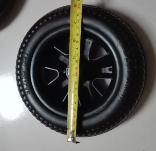 9x2 The rear wheel of a child's hand push tricycle 9X2/ 8 1/2 X2 (55-134) solid wheel
9x2 The rear wheel of a child's hand push tricycle 9X2/ 8 1/2 X2 (55-134) solid wheel