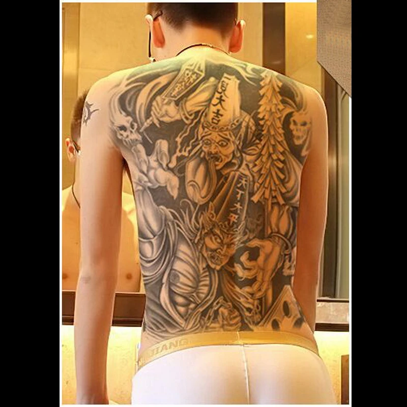 Creative Fake Tattoos Body Art Cool Large Temporary Tattoo Full Whole Back Body Art Tattoos sticker men big Removable waterproof
Creative Fake Tattoos Body Art Cool Large Temporary Tattoo Full Whole Back Body Art Tattoos sticker men big Removable waterproof