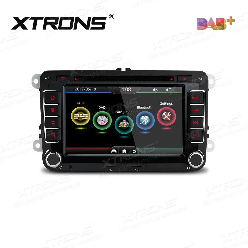 XTRONS 7 ''HD 2 din автомобильный DVD плеер радио DAB + Canbus GPS навигация для Volkswagen Golf MK6 Passat