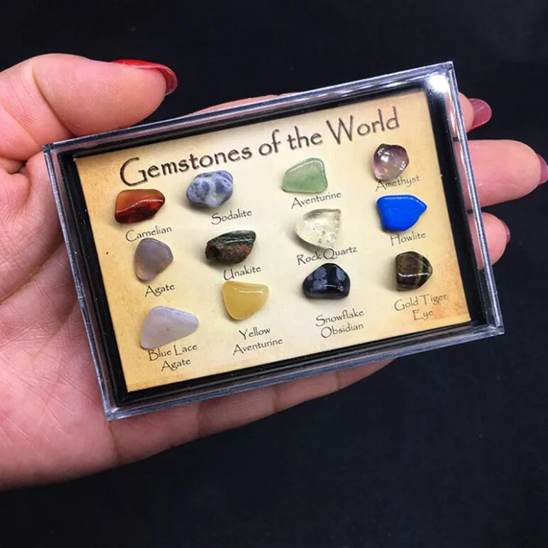 Gemstone Crystal Polished Healing Stone Children's Gift Set Collection Decor Natural Stone STO03
Gemstone Crystal Polished Healing Stone Children's Gift Set Collection Decor Natural Stone STO03