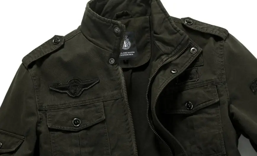 Newest Spring And Autumn Military Uniform Jackets Slim Male Large Size Cargo Coats Chaqueta Mujer Men Outwears Coats M/6Xl K736
Newest Spring And Autumn Military Uniform Jackets Slim Male Large Size Cargo Coats Chaqueta Mujer Men Outwears Coats M/6Xl K736