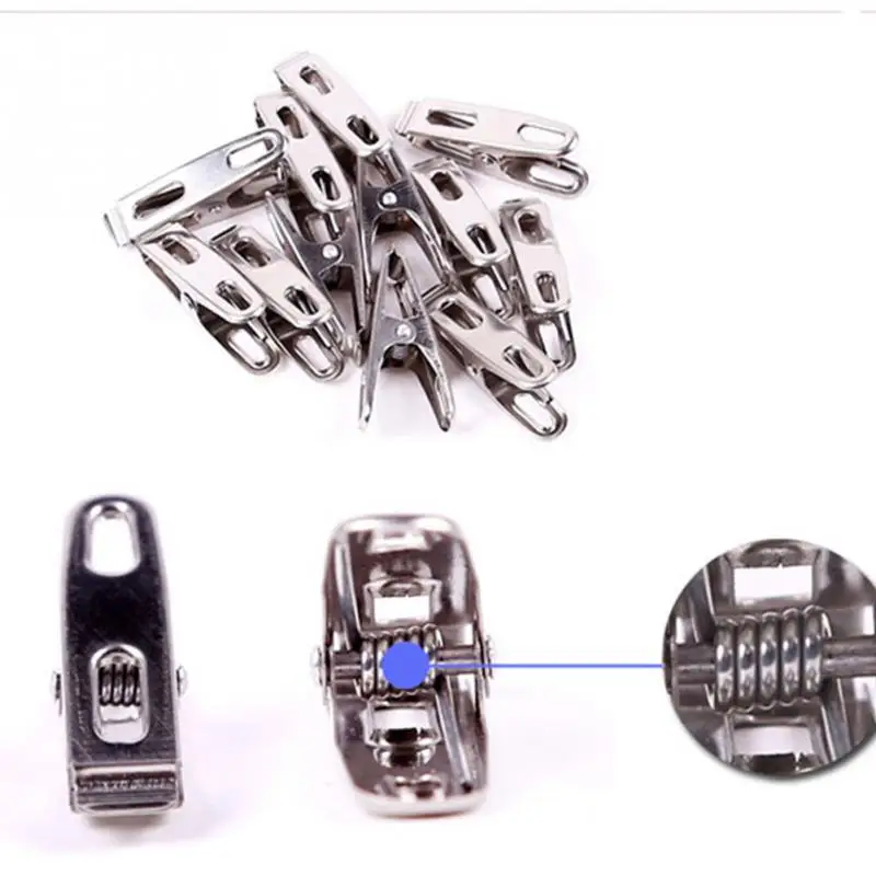 20Pcs Stainless Steel Washing Clothes Pegs Hanging Pins Laundry Windproof Clips YH-459964
20Pcs Stainless Steel Washing Clothes Pegs Hanging Pins Laundry Windproof Clips YH-459964
