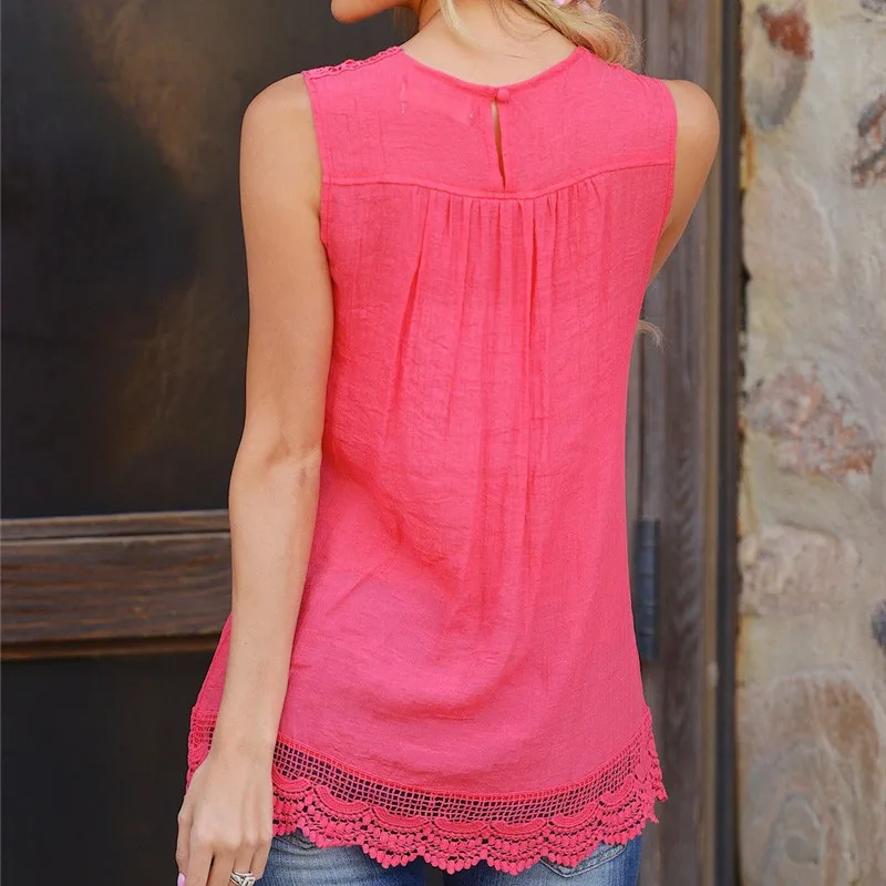 Plus Size Womens Tank Tops Nice New Casual Loose Beach Chiffon Shirt Blouse Summer Fashion Tank Top Lady Sleeveless Vest Q3131
Plus Size Womens Tank Tops Nice New Casual Loose Beach Chiffon Shirt Blouse Summer Fashion Tank Top Lady Sleeveless Vest Q3131