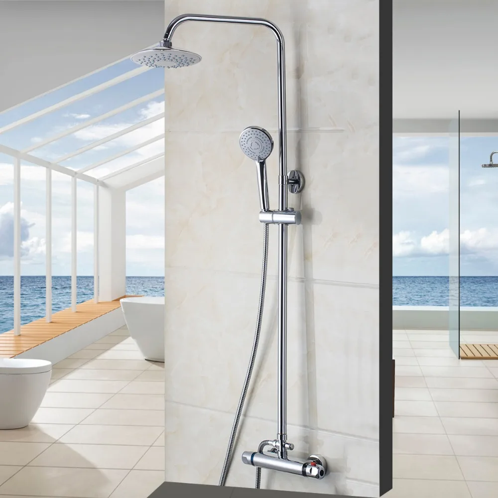 Modern Luxury Bathroom Faucet Chrome Polished Shower Set Hot&Cold Mixers Taps Wall Mounted Rainfall Shower Faucets
Modern Luxury Bathroom Faucet Chrome Polished Shower Set Hot&Cold Mixers Taps Wall Mounted Rainfall Shower Faucets