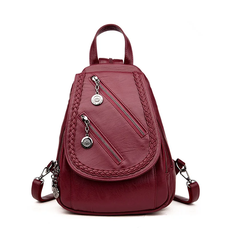 Fashion Women Backpack Korean Women Female Travel Rucksack Leisure Student School Bags Soft Leather Women Bag Mochilas Femininas
Fashion Women Backpack Korean Women Female Travel Rucksack Leisure Student School Bags Soft Leather Women Bag Mochilas Femininas