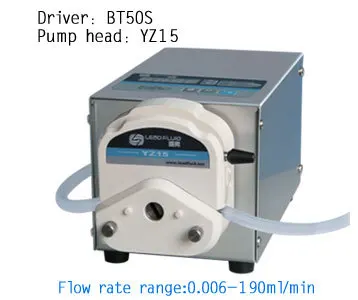 BT50S/ YT15 Pump Head Micro low Flow Speed Peristaltic Pump for Water liquid Pumps Fluid 0.006-190ml/min
BT50S/ YT15 Pump Head Micro low Flow Speed Peristaltic Pump for Water liquid Pumps Fluid 0.006-190ml/min