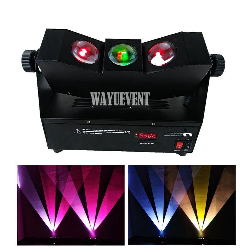 6pcs 3x10W Wireless Battery Up Light LED Wireless battery light Remote control wedding event powered changing stage lighting
6pcs 3x10W Wireless Battery Up Light LED Wireless battery light Remote control wedding event powered changing stage lighting