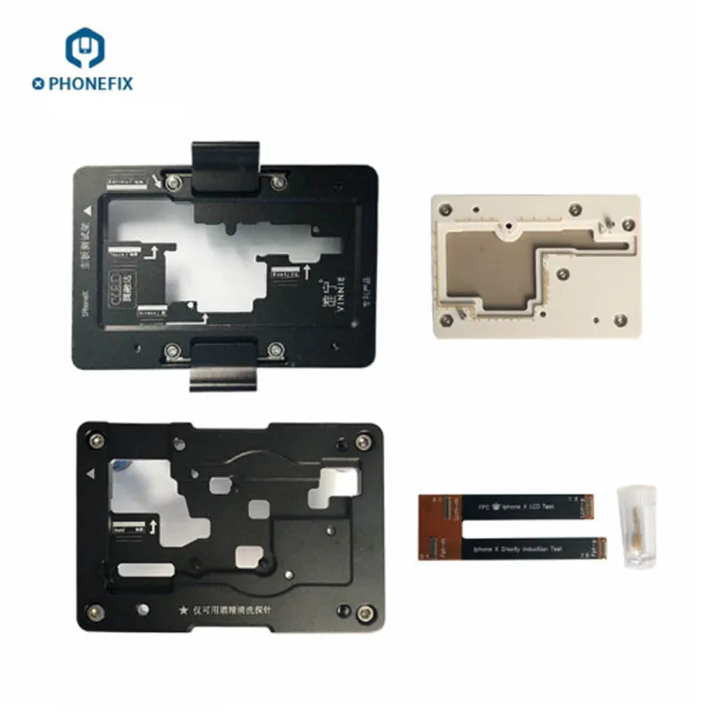 PHONEFIX iSocket Jig Motherboard Repair Platform for iPhone X Dual Layers Logic Board Test Fixture Without Repeated Disassembly
PHONEFIX iSocket Jig Motherboard Repair Platform for iPhone X Dual Layers Logic Board Test Fixture Without Repeated Disassembly