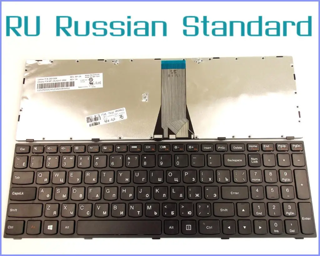 Russian RU Version Keyboard for LENOVO G50-70A G50-70AT-PTH G50-70AT-ITH B50 B50-30 B50-45 B50-70 Z50 Z501 Laptop with Frame
Russian RU Version Keyboard for LENOVO G50-70A G50-70AT-PTH G50-70AT-ITH B50 B50-30 B50-45 B50-70 Z50 Z501 Laptop with Frame