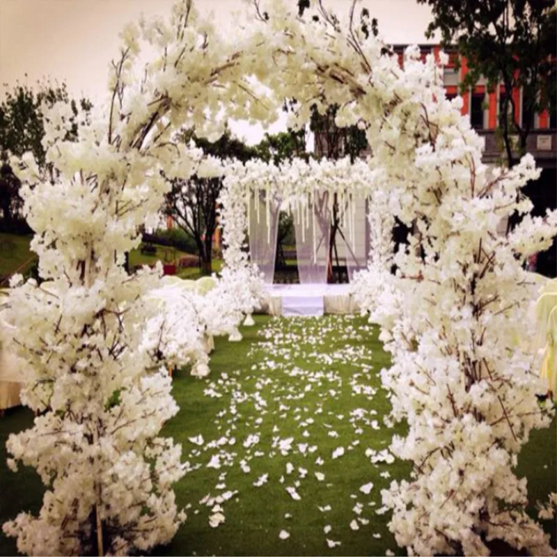 Artificial Cherry Blossom Fake Flower Garland White Pink Red Purple Available 1 m length/pcs for Wedding DIY Decoration
Artificial Cherry Blossom Fake Flower Garland White Pink Red Purple Available 1 m length/pcs for Wedding DIY Decoration