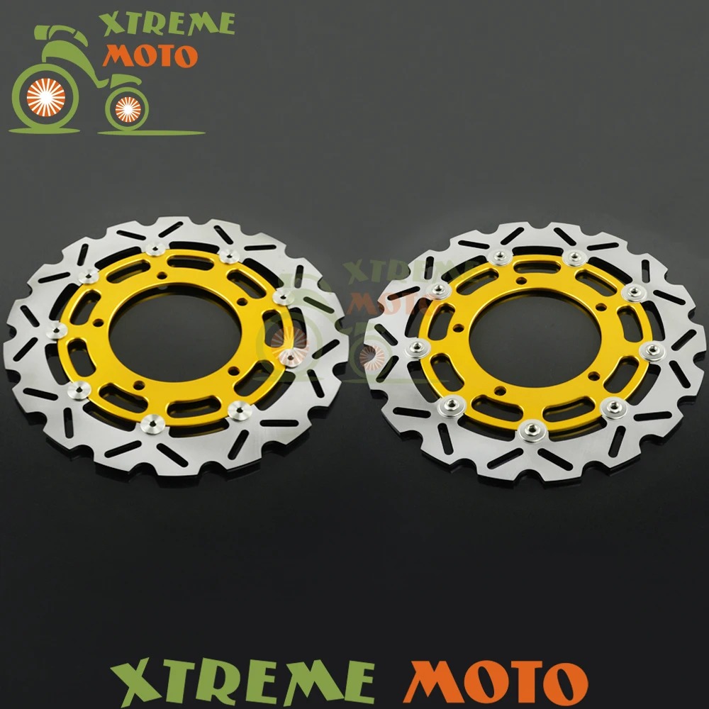 2Pcs Gold Motorcycle Front Floating Brake Disc Rotor For GSR400 GSR600 GSF650 GSR750 DL1000 GSF1200 GSF1200S GSF1250 GSX1300
2Pcs Gold Motorcycle Front Floating Brake Disc Rotor For GSR400 GSR600 GSF650 GSR750 DL1000 GSF1200 GSF1200S GSF1250 GSX1300