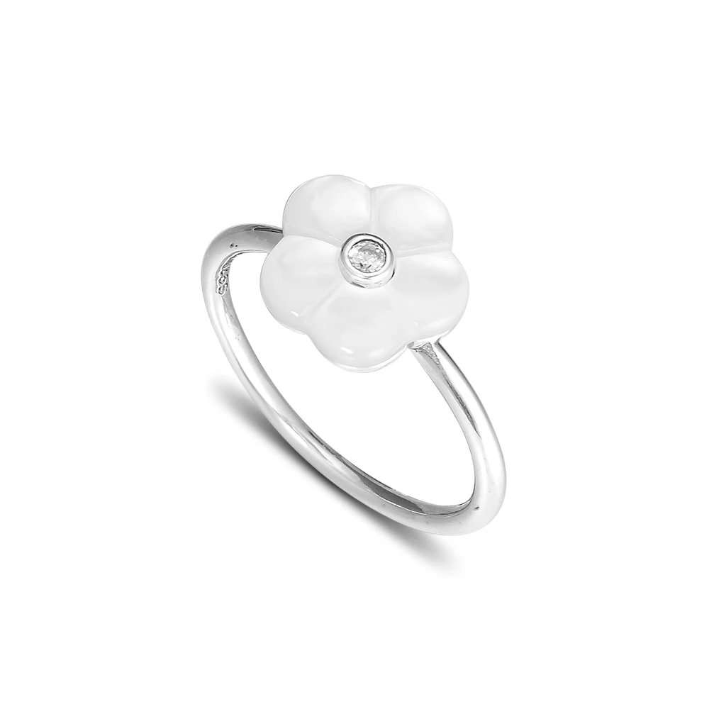 CKK 925 Sterling Silver Luminous Florals, Mother-Of-Pearl Rings For Women Original European Style DIY Jewelry
CKK 925 Sterling Silver Luminous Florals, Mother-Of-Pearl Rings For Women Original European Style DIY Jewelry