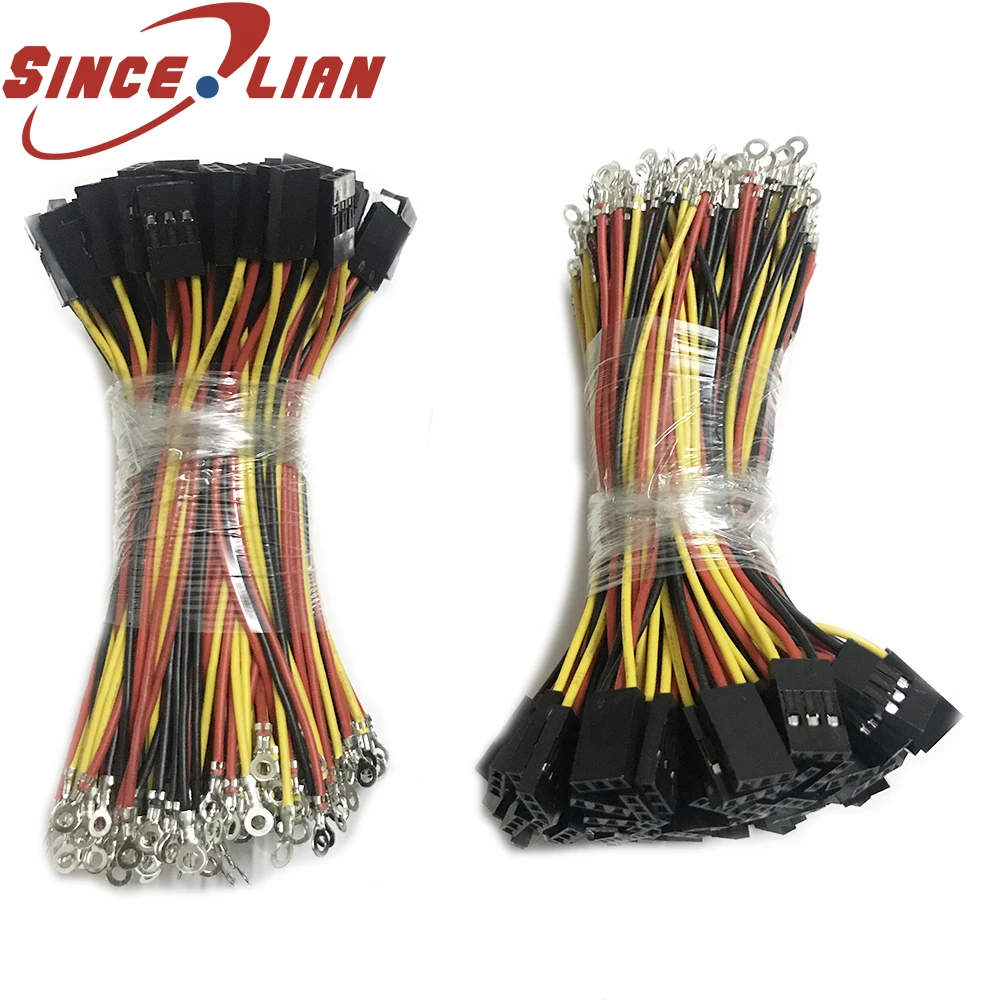 24AWG 500pcs Dupont Line 10cm Single Head 3Pin Dupont cable connector Black Red Yellow Jumper Wire With Terminal Ring
24AWG 500pcs Dupont Line 10cm Single Head 3Pin Dupont cable connector Black Red Yellow Jumper Wire With Terminal Ring