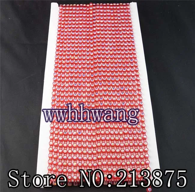 Free shipping 10Yards SS12 A Grade AB Crystal glass Rhinestones chain Banding Trim Red Plastic chain bottom Wedding dresses PK06
Free shipping 10Yards SS12 A Grade AB Crystal glass Rhinestones chain Banding Trim Red Plastic chain bottom Wedding dresses PK06