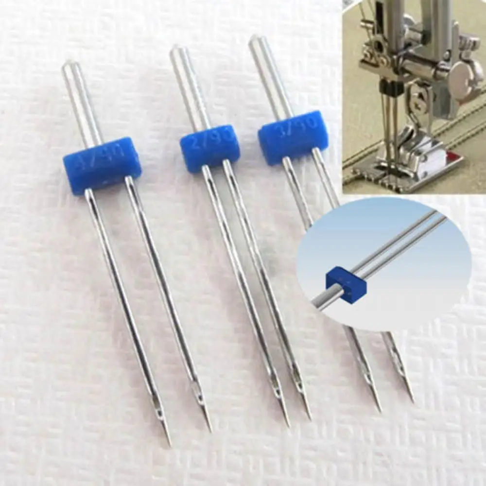 3pcs Double Twin Needles Pins Sewing Machine Size 2.0/90 3.0/90 4.0/90 Sewing Needles
3pcs Double Twin Needles Pins Sewing Machine Size 2.0/90 3.0/90 4.0/90 Sewing Needles