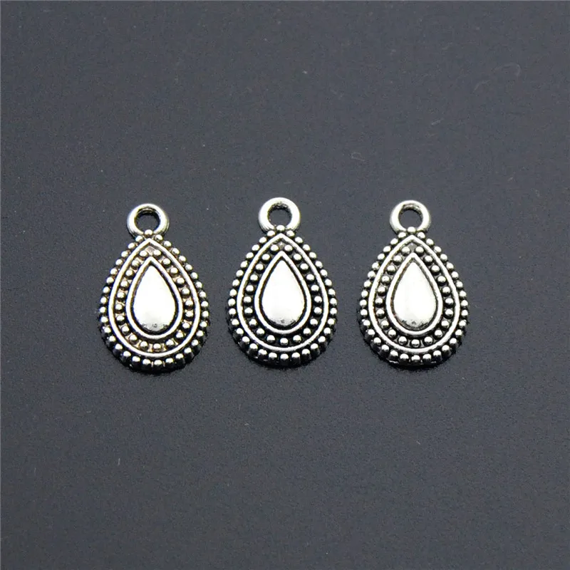 50PCS New Silver Color Water Drop Alloy Charms Pendant Necklaces Bracelets Jewelry Finding DIY A2284
50PCS New Silver Color Water Drop Alloy Charms Pendant Necklaces Bracelets Jewelry Finding DIY A2284