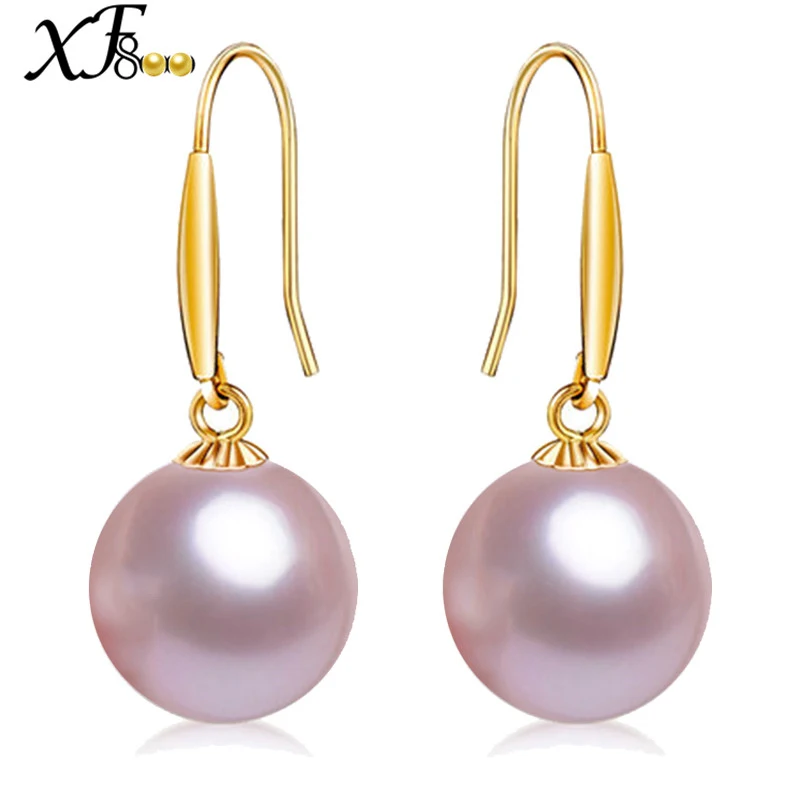 XF800 18K Gold Earrings Natural Fresh Water Au750 Pearl Earrings Jewlery Wedding Party Gift For Women Girl E236
XF800 18K Gold Earrings Natural Fresh Water Au750 Pearl Earrings Jewlery Wedding Party Gift For Women Girl E236