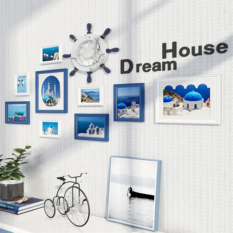 Mediterranean Photo Frames Wall Decor Children's Bedroom Wall Hanging Picture Frame 6 Colors Living Room Decoration Frame Set
Mediterranean Photo Frames Wall Decor Children's Bedroom Wall Hanging Picture Frame 6 Colors Living Room Decoration Frame Set