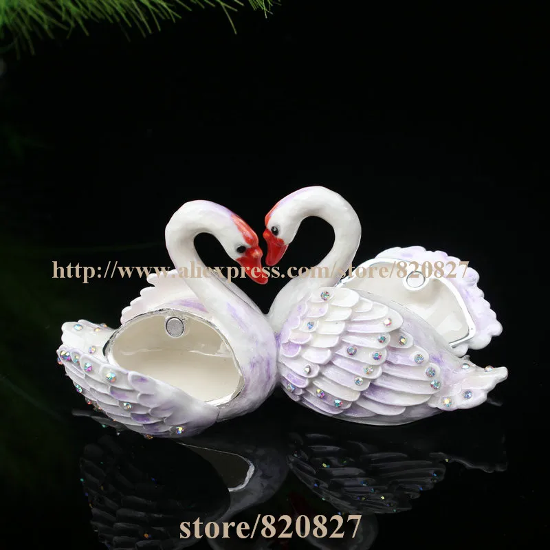 Lover Swans Trinket Box Bejeweled Beautiful Gentle Swan Handmade Jeweled Trinket Box Swan Handmade Jeweled Metal Trinket Box
Lover Swans Trinket Box Bejeweled Beautiful Gentle Swan Handmade Jeweled Trinket Box Swan Handmade Jeweled Metal Trinket Box