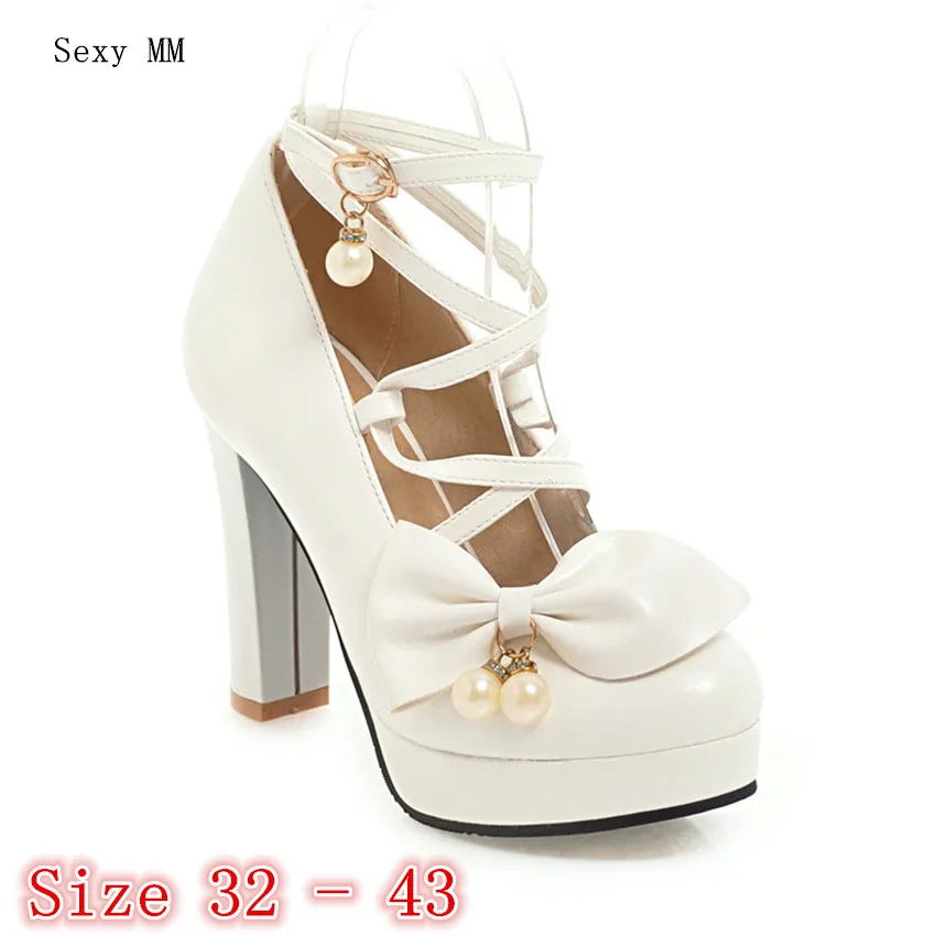 Women High Heel Shoes Platform Pumps Woman High Heels Party Wedding Shoes Kitten Heels Small Plus Size 32 33 - 40 41 42 43
Women High Heel Shoes Platform Pumps Woman High Heels Party Wedding Shoes Kitten Heels Small Plus Size 32 33 - 40 41 42 43