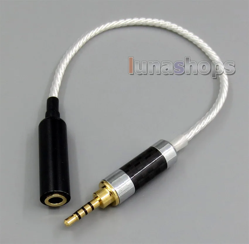 LN005135 TRRS 2.5mm Balanced To 3pin 3.5mm Female Audio Silver Cable For IRIVER AK240 AK240ss ak380
LN005135 TRRS 2.5mm Balanced To 3pin 3.5mm Female Audio Silver Cable For IRIVER AK240 AK240ss ak380
