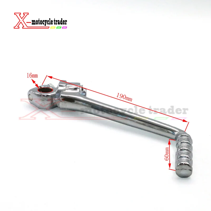 Steel Kick Start Lever Mounting Hole Fit To YX 140cc13MM/16MM Dirt Pit bike Spare PartsYX140CCSteel Kick Start Lever
Steel Kick Start Lever Mounting Hole Fit To YX 140cc13MM/16MM Dirt Pit bike Spare PartsYX140CCSteel Kick Start Lever