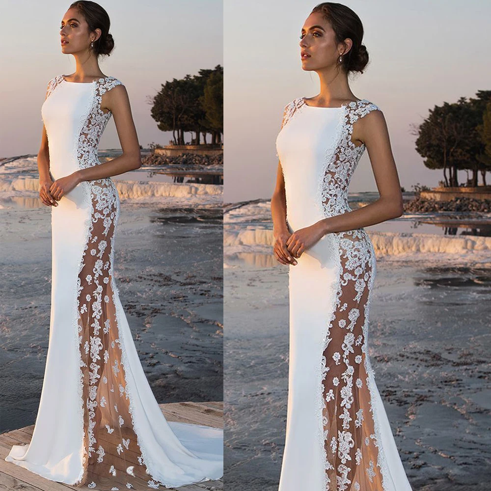 white wedding dresses 2019 lace cap sleeve mermaid chiffon satin bridal dresses cheap arabic vestidos de noiva
white wedding dresses 2019 lace cap sleeve mermaid chiffon satin bridal dresses cheap arabic vestidos de noiva