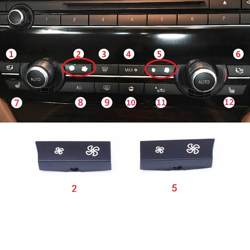 Car Heater Climate Control wind Volume air conditioning Switch Fan Button Cap Cover Replacement for BMW F10 F11 F02 F06 F07 F18
Car Heater Climate Control wind Volume air conditioning Switch Fan Button Cap Cover Replacement for BMW F10 F11 F02 F06 F07 F18