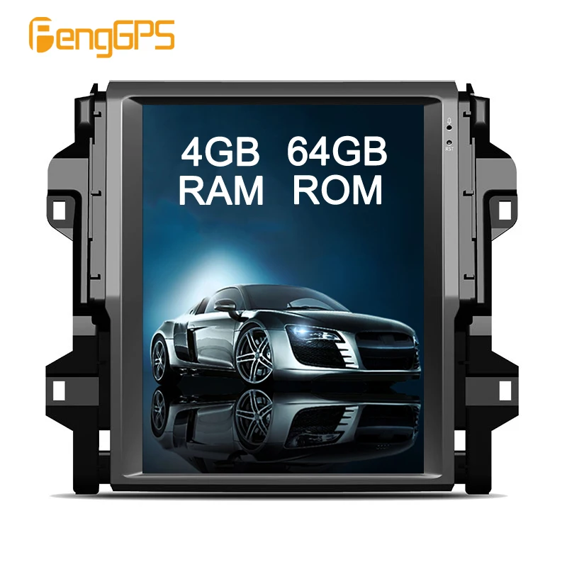 4 + 64G вертикальный экран Android 8 1 GPS-навигация для Toyota Fortuner /Revo 2016-2019 автомобильный