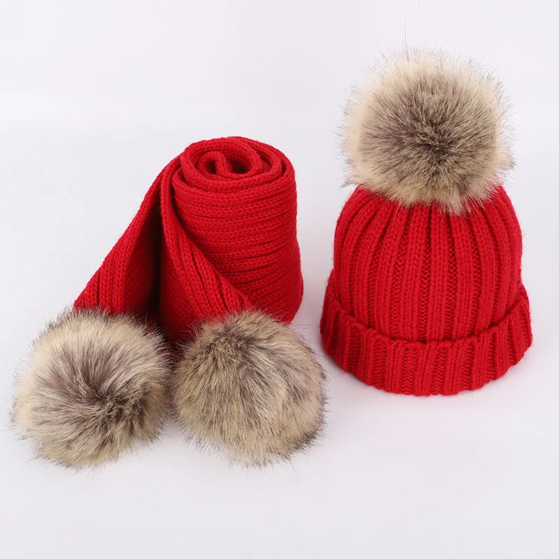Children's knit autumn and winter warm and comfortable solid color scarf boys girls universal raccoon fur pom-pom kids Scarves
Children's knit autumn and winter warm and comfortable solid color scarf boys girls universal raccoon fur pom-pom kids Scarves
