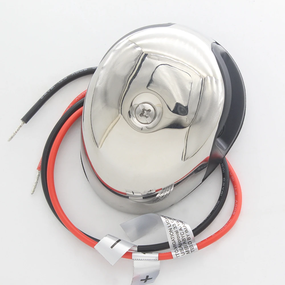 12V Marine Boat Yacht LED Navigation Light Stainless Steel ITC Bi-color Signal Lamp Red Green Port Starboard Light
12V Marine Boat Yacht LED Navigation Light Stainless Steel ITC Bi-color Signal Lamp Red Green Port Starboard Light