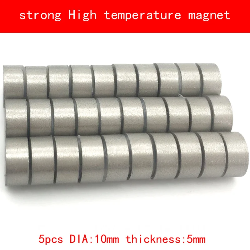 Фото Магнит 5 шт. мощный SmCo магнит диаметр 10 мм толщина максимальная температура 360